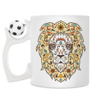Кружка с футбольным мячиком