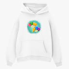 Толстовка худи оверсайз