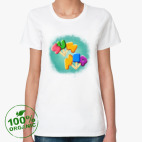 Женская футболка органик