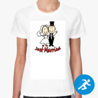 Женская спортивная футболка