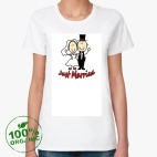 Женская футболка органик