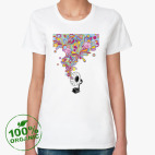 Женская футболка органик