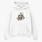 Толстовка худи оверсайз