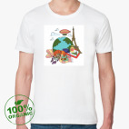 Мужская футболка органик