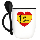 Кружка с ложкой