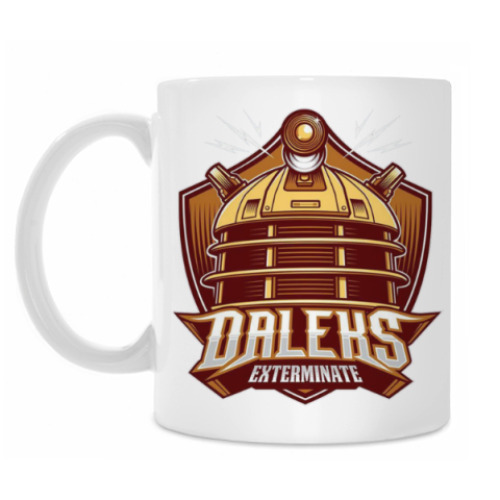 Кружка с принтом Доктор Кто