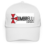 Кепка / бейсболка, белая (печать) Umbrella corporation