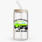 Банка с бамбуковой крышкой