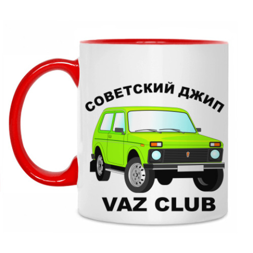 Кружка с принтом Нива 2121