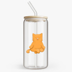 Банка с бамбуковой крышкой