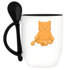 Кружка с ложкой