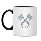 Кружка двухцветная