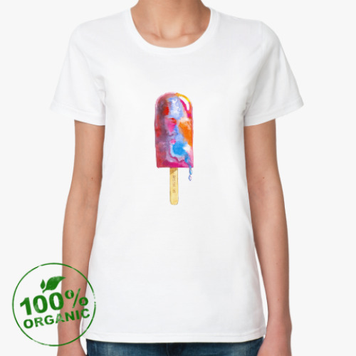 Женская футболка из органик-хлопка Мороженое