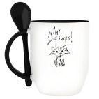 Кружка с ложкой