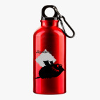 Металлическая бутылка 400 мл UV-DTF