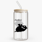 Банка с бамбуковой крышкой