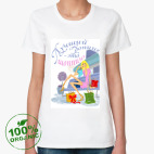 Женская футболка органик