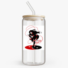 Банка с бамбуковой крышкой