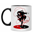 Кружка двухцветная