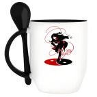 Кружка с ложкой