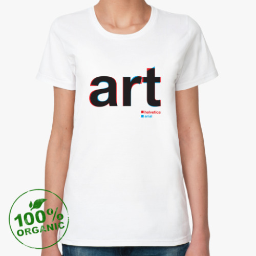 Женская футболка из органик-хлопка ART