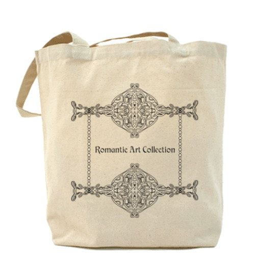 Сумка шоппер с принтом Романтический орнамент