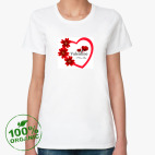 Женская футболка органик