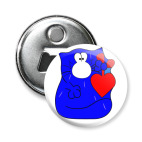 Магнит-открывашка 58 мм Кот