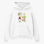 Толстовка худи оверсайз