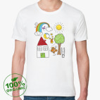 Мужская футболка органик