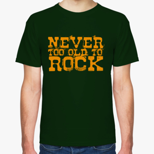 Футболка Never too old 2 ROCK!