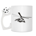 Кружка с футбольным мячиком