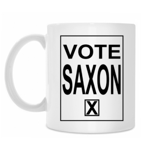 Кружка Vote Saxon! Голос Мастеру!