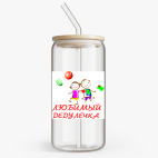 Банка с бамбуковой крышкой