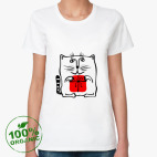 Женская футболка органик