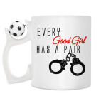 Кружка с футбольным мячиком