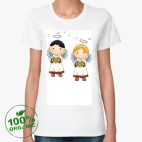 Женская футболка органик