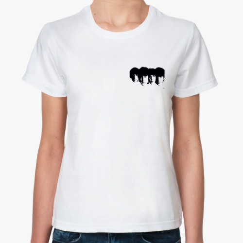 Классическая футболка с принтом   The Beatles