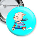 Хрюндель на самокате