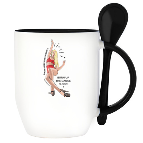 Кружка с ложкой Танцы
