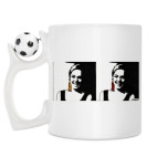 Кружка с футбольным мячиком