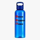 Прозрачная спортивная бутылка