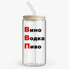 Банка с бамбуковой крышкой