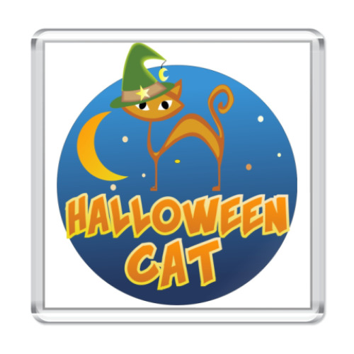 Магнит с принтом Хелоуин