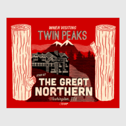 Постер с принтом Сериал Твин Пикс Twin Peaks