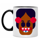 Кружка двухцветная