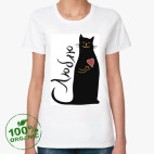 Женская футболка органик