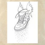 Кеды с крыльями