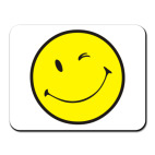 Коврик для мыши смайл подмигнуть