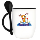 Кружка с ложкой